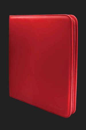 Vivid Red 12-Pocket Zippered PRO-BINDER® Album
